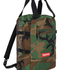 Supreme Tote Backpack Woodland Camo - Sold out